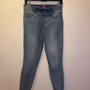 SPANX Pull On Skinny Jeans Light Wash